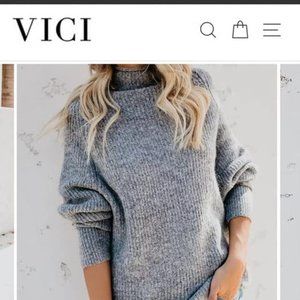 Vici Mock Neck Sweater